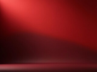 Vibrant red background with soft gradients of crimson and burgundy, ideal for dramatic visuals.