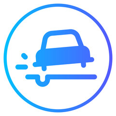 pothole gradient icon