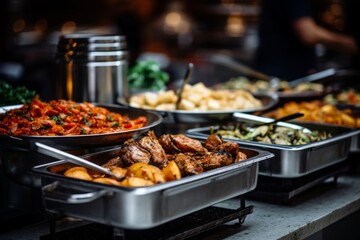 Obraz premium Close up of a buffet