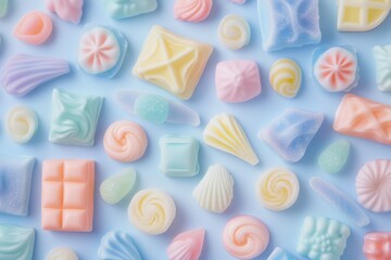 Fototapeta premium Pastel Candy Assortment