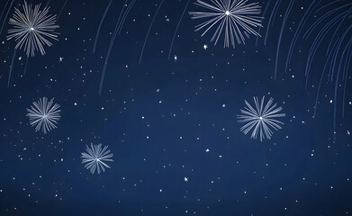 Night Sky Fireworks Display: A Celebration of Light and Wonder