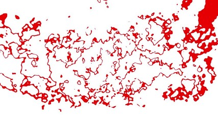 spread of virus or red blood cells video animation - Powered by Adobe