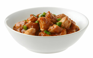 Fototapeta premium Delicious Chicken in Rich Brown Sauce