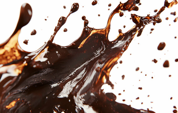 Chocolate Splash: A Deliciously Decadent Burst of Brown