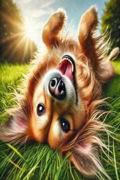 perrito feliz