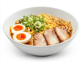 realistic ramen isolated on white background.
