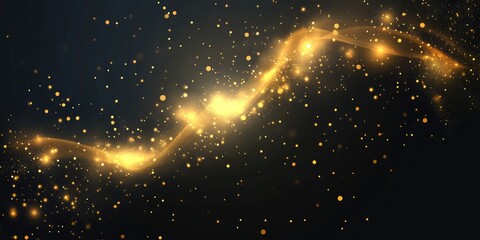 Abstract golden background with a blurred effect, a golden gradient for a luxury design vector presentation layout template