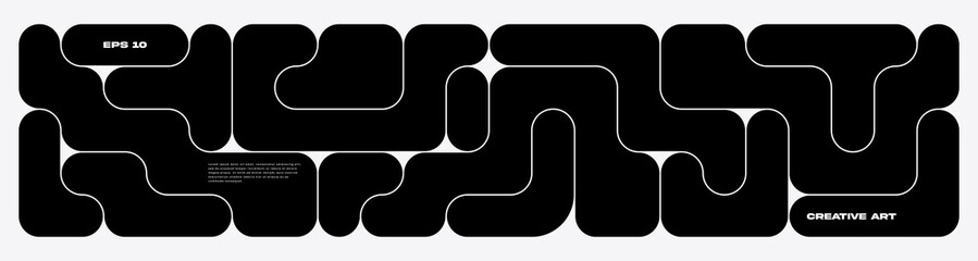 Geometric blob pattern design. . Abstract Background with Liquid Bubble Shapes.