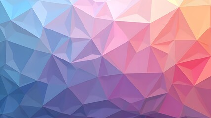 Obraz premium Low -polygon gradient color block