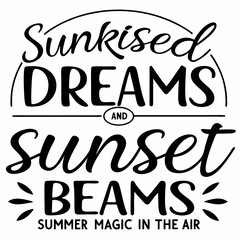 summer sunsets typography t-shirt design © MSTSALMA