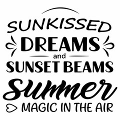 summer sunsets typography t-shirt design © MSTSALMA