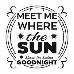 summer sunsets typography t-shirt design © MSTSALMA