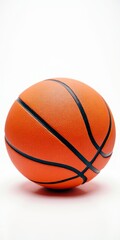 Fototapeta premium The ball is orange with black lines