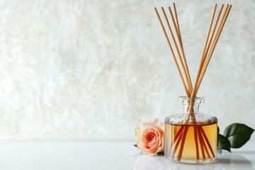 Fototapeta premium Aromatic Diffuser with Rose