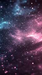 Naklejka premium Delicate Sparkle Pattern in Pink and Blue on Purple for Phones