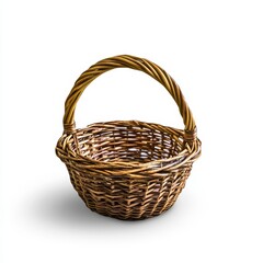 empty wicker basket