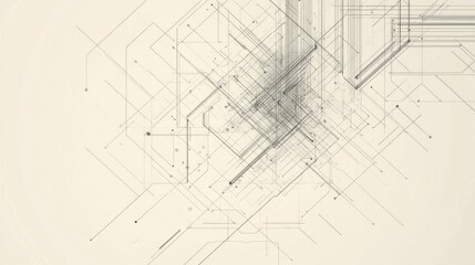 Abstract network connection lines, digital data flow, communication technology background.