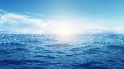 Obraz premium Horizon ocean backgrounds sunlight.