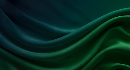 Obraz premium green silk background