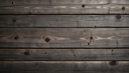Obraz premium This image features an old, brown, textured wooden wall with weathered planks