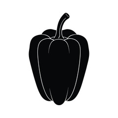 illustration of a bell pepper isolated on white