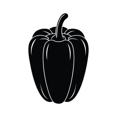 illustration of a bell pepper isolated on white