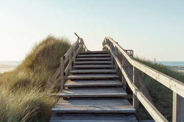 Aussichtspunkt in den Dünen der Nordsee