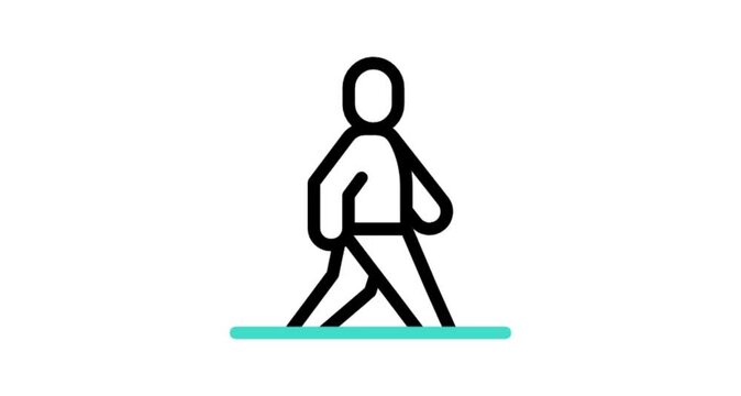 silhouette of a person with a ribbon