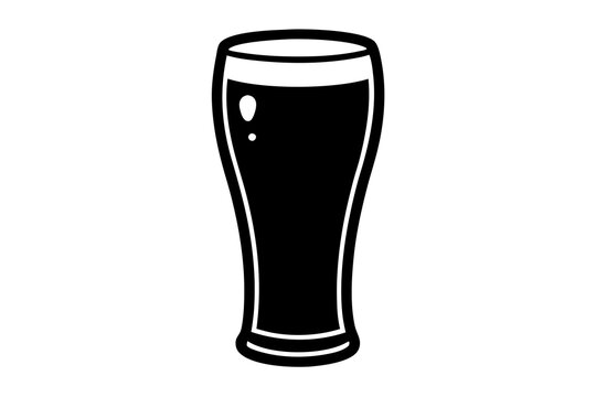 recommend clip art: beer silhouette, beer glass bottle icon symbol. beer vector illustration