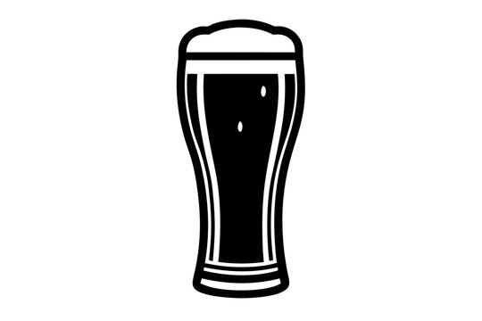 recommend clip art: beer silhouette, beer glass bottle icon symbol. beer vector illustration