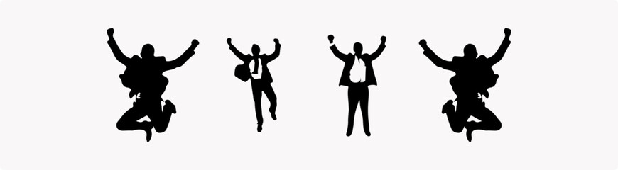 a man spreading his arms, Man silhouette