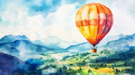 Obraz premium hot air balloon