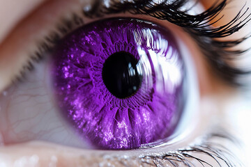 Close-up of a human eye, detailed