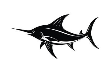 shark isolated on white background