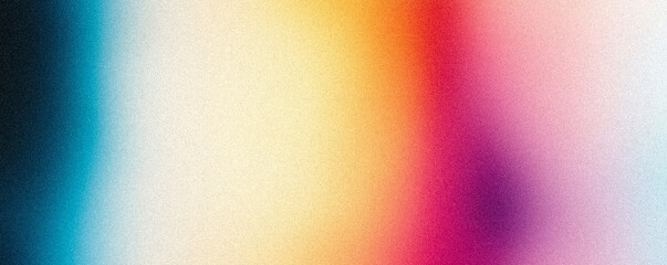 A high grainy noisy colorful light gradient overlay with a mix of warm and cool hues, suitable for modern and artistic compositions.