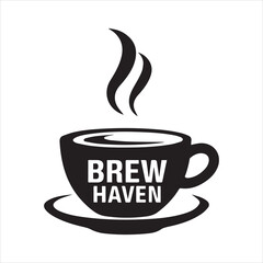 A logo design for a coffee cafe business.