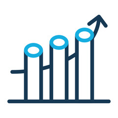 Scalability Icon Line Color Style for Process Improvement Pack Icon Themes
