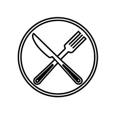 Cutlery sign for food