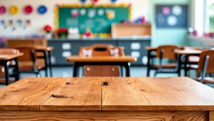 perspective wooden plate for background 