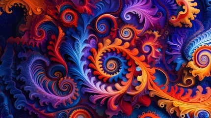 abstract fractal background