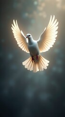 Obraz premium The dove symbolizes peace, love, and hope