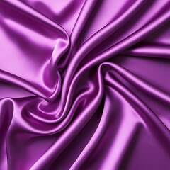 Obraz premium Beautiful purple pink silk satin background. Soft folds. Shiny fabric. Luxury lilac background. Space. Design. Web banner. Wide. Panoramic. Flat lay, table top view. Wedding, Valentine, Mother's day. 