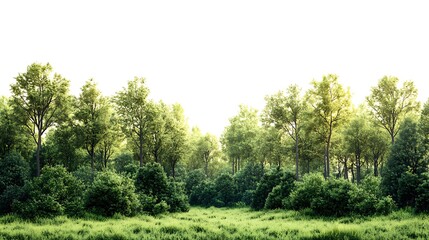 Fototapeta premium Explore lush green forests nature landscape tranquil environment serenity
