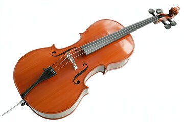Fototapeta premium Cello Isolated on White Background