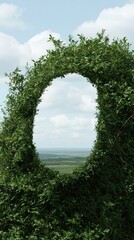 Nature connection scenic overlook green landscape aerial view tranquil atmosphere