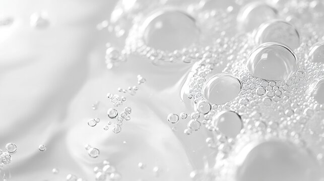 Blurry white water with ripples and bubbles