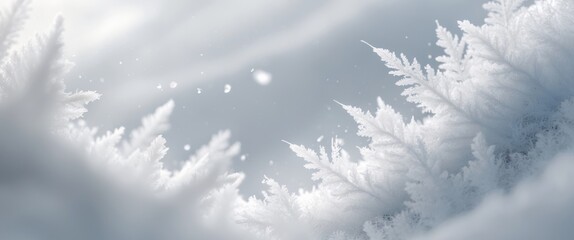 Abstract snow texture with light effects for graphic projects.