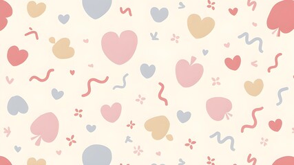 Seamless texture of soft colors