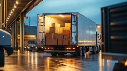 Smart Logistics Solutions for Faster Truck Unloading, Automated Warehouse Integration, and Enhanced Supply Chain Efficiency. Generative Ai