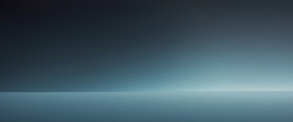Fototapeta premium Abstract background fading from black to blue gradient.